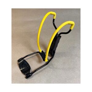 Daisy Powerline Slingshot Yellow Bands Wrist Brace Black Steel Frame